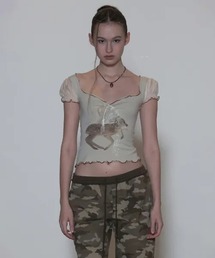 SCULPTOR｜スカルプターのTシャツ/カットソー（ベージュ系・スクエア