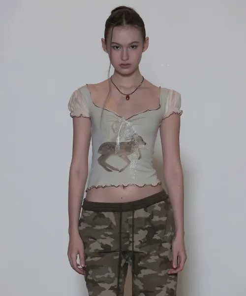 セール】Puff Sleeve Top（Tシャツ/カットソー）｜SCULPTOR（スカルプ