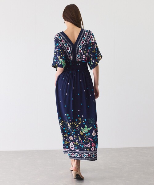 Jayro（ジャイロ）の「プリントロングワンピース（ワンピース・レディース・ブルー系その他/ブラック系その他/ブルー系その他2/ブルー/ブラック系その他2・FREE）」の11枚目の写真