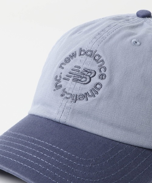 EU,US NEW BALANCE（イーユーユーエスニューバランス）の「NEW BALANCE　サークルグラフィックキャップ（キャップ・レディース・グレー/ブルー・ONE）」の4枚目の写真
