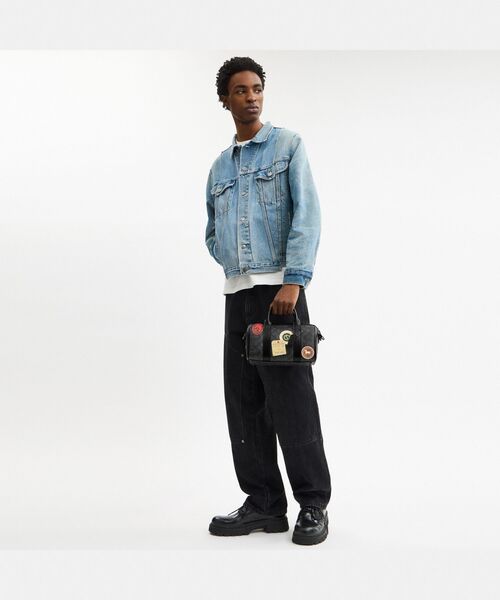 レザーショルダー【COACH】ゴッサムダッフルバッグ シグネチャー ゴッサム ダッフル バッグ 24・シグネチャー キャンバス・パッチ