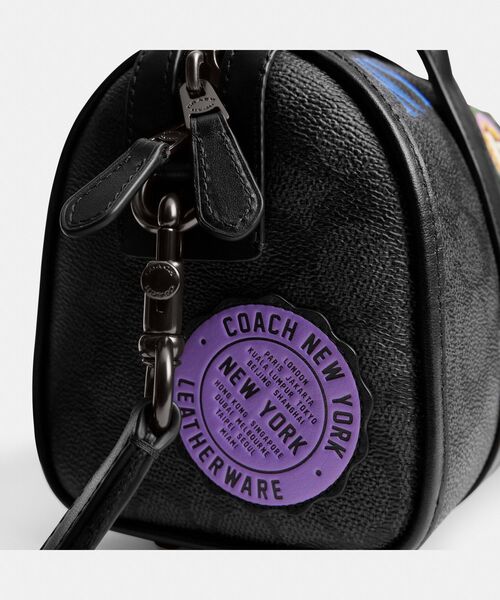 多機能◎2WAY★COACH★ダッフル ゴッサム 24 スケッチプリント ゴッサム ダッフル バッグ 24・シグネチャー キャンバス・パッチ
