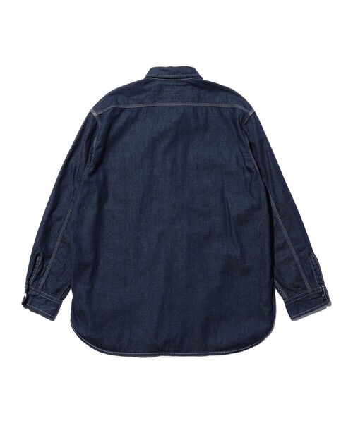 BEAMS PLUS(ビームスプラス)の「8オンス デニム ワークシャツ(シャツ/ブラウス・メンズ・インディゴブルー/ブルー・S/XL/L/M)」の13枚目の写真