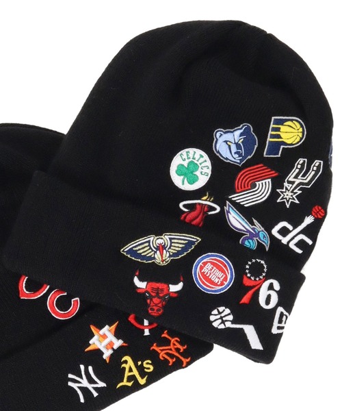 【日本未発売】NEWERA ニューエラ MLB レア ニット帽 キラキラ 日本未発売】NEWERA ニューエラ MLB レア ニット帽 キラキラ NEW