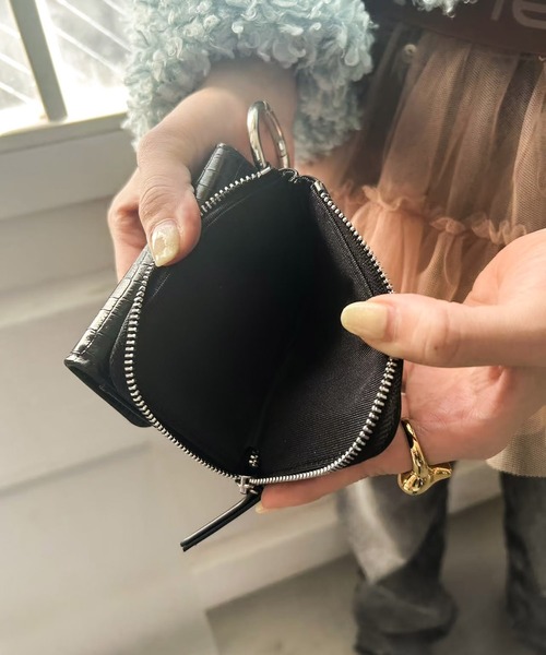 Casselini（キャセリーニ）の「Casselini(キャセリーニ)ハートスタッズマルチケース（コインケース・レディース・ピンク/ブラック/ブルー・FREE）」の17枚目の写真