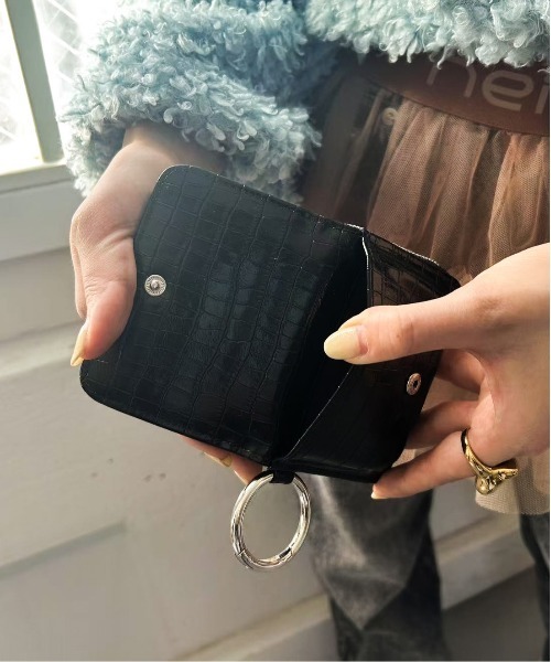 Casselini（キャセリーニ）の「Casselini(キャセリーニ)ハートスタッズマルチケース（コインケース・レディース・ピンク/ブラック/ブルー・FREE）」の18枚目の写真