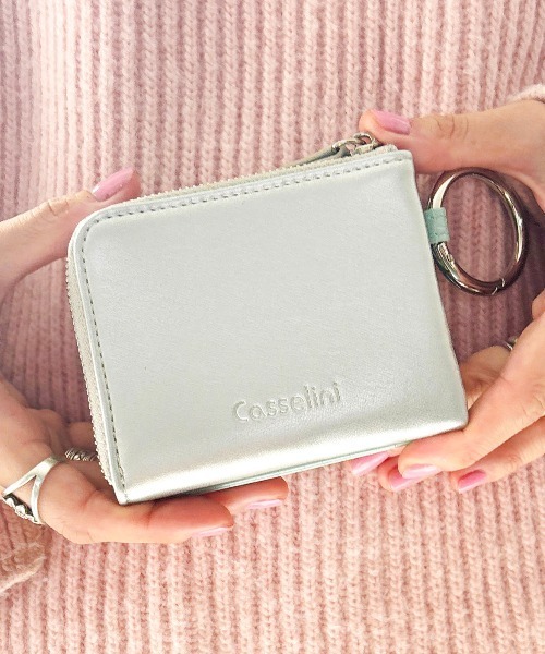 Casselini（キャセリーニ）の「Casselini(キャセリーニ)ハートスタッズマルチケース（コインケース・レディース・ピンク/ブラック/ブルー・FREE）」の20枚目の写真