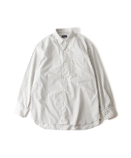 Subciety(サブサエティ)の「Supima cotton stripe shirt(シャツ/ブラウス・メンズ・ホワイト/グリーン/ブルー・MEDIUM/SMALL/X-LARGE/LARGE)」の17枚目の写真