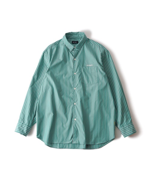 Subciety(サブサエティ)の「Supima cotton stripe shirt(シャツ/ブラウス・メンズ・ホワイト/グリーン/ブルー・MEDIUM/SMALL/X-LARGE/LARGE)」の18枚目の写真