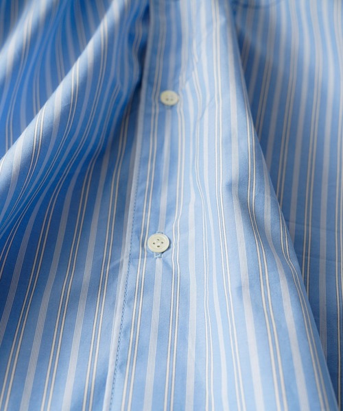 Subciety(サブサエティ)の「Supima cotton stripe shirt(シャツ/ブラウス・メンズ・ホワイト/グリーン/ブルー・MEDIUM/SMALL/X-LARGE/LARGE)」の20枚目の写真