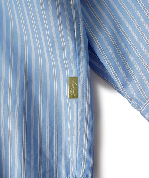 Subciety(サブサエティ)の「Supima cotton stripe shirt(シャツ/ブラウス・メンズ・ホワイト/グリーン/ブルー・MEDIUM/SMALL/X-LARGE/LARGE)」の12枚目の写真