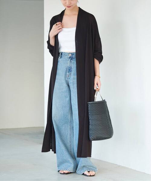 Deuxieme Classe(ドゥーズィエムクラス)の「【LALA VIE/ララヴィ】 CROPPED キャミソール(Tシャツ/カットソー・レディース・ホワイト/ブラック・38/36)」の17枚目の写真