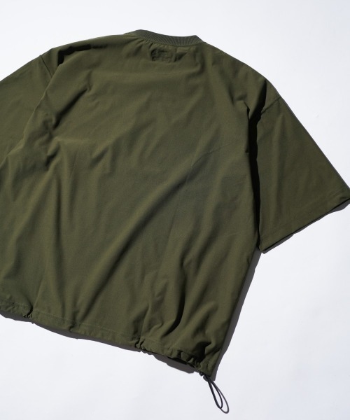 SUNNY  SPORTS（サニースポーツ）の「SUNNY SPORTS / サニースポーツ DRAWSTRING BIGGEST CREW TEE Primeflex ドローストリングTシャツ（Tシャツ/カットソー・メンズ・ホワイト/ブラウン/ブラック/オリーブ・LARGE/MEDIUM）」の20枚目の写真