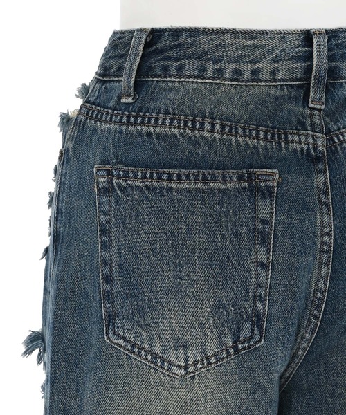 Narcissus(ナルシス)の「ダメージデニムパンツ/ヴィンテージ風フレアデニム《動画あり》(デニムパンツ・レディース・その他・FREE)」の7枚目の写真