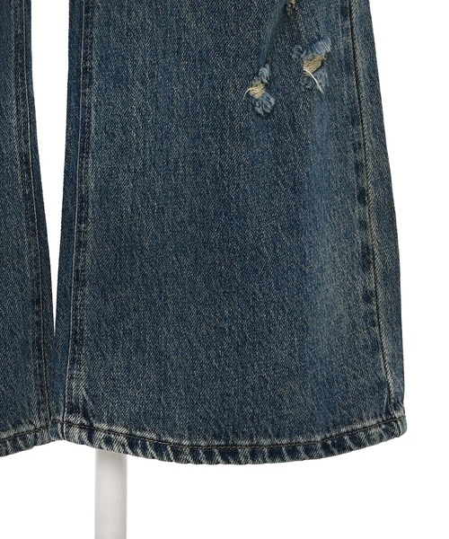 Narcissus(ナルシス)の「ダメージデニムパンツ/ヴィンテージ風フレアデニム《動画あり》(デニムパンツ・レディース・その他・FREE)」の9枚目の写真