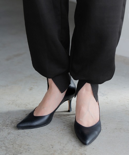 HUG.U（ハグユー）の「美脚ジョガーパンツ（スウェットパンツ・レディース・オレンジ/ライトグレー/ブラック/カーキ・FREE）」の14枚目の写真