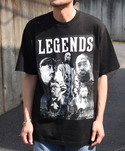 VINTAGE(ヴィンテージ)の「【USED】PRO TEAM “LEGENDS” ラップ バンド Tシャツ(Tシャツ/カットソー・メンズ・ブラック・X-LARGE)」の7枚目の写真
