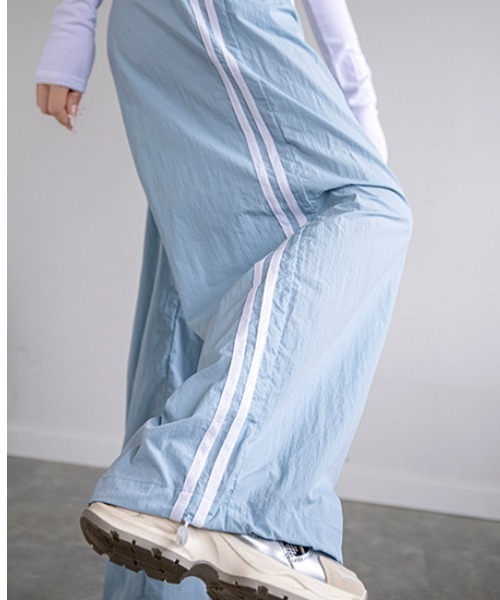 gossip！ロサンゼルス（ゴシップロサンゼルス）の「サイドライン ワイドレッグトレーナーパンツ（その他パンツ・レディース・ピンク/ベージュ/ライトブルー/ブラック・S/M）」の8枚目の写真