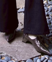 sahara | Cracked Metallic Pumps(パンプス)