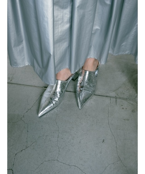 sahara（サハラ）の「Cracked Metallic Pumps（パンプス・レディース・シルバー/ブラック/ブロンズ・S/M/L）」の16枚目の写真