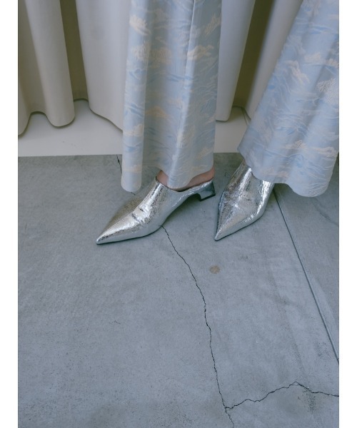 sahara（サハラ）の「Cracked Metallic Pumps（パンプス・レディース・シルバー/ブラック/ブロンズ・S/M/L）」の18枚目の写真