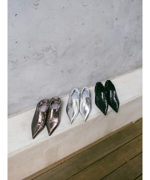 Cracked Metallic Pumps（パンプス）｜sahara（サハラ）のファッション