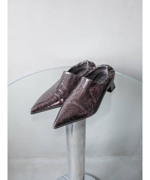 セール】Cracked Metallic Pumps（パンプス）｜sahara（サハラ）の