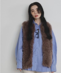 Shelly island | コクーンスリーブプリーツヘムシャツ(シャツ/ブラウス)