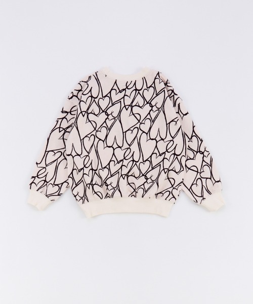 Ocean&Ground(オーシャン&グラウンド)の「ソウガラプリントスウェット(スウェット・キッズ・グレイッシュベージュ/アイボリー/ピンク/ダークブルー・120/110/100/90/140/130)」の5枚目の写真