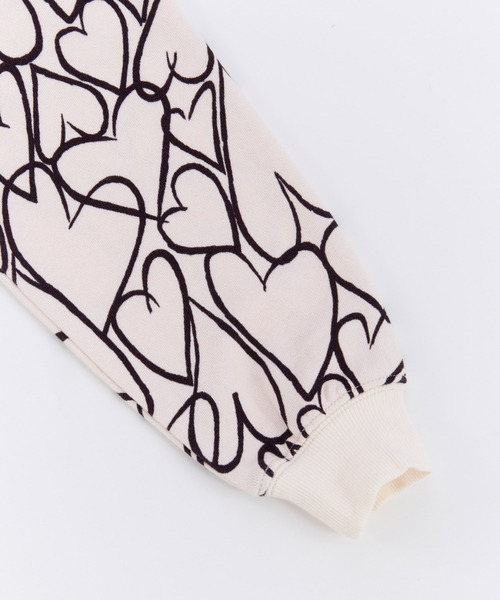 Ocean&Ground(オーシャン&グラウンド)の「ソウガラプリントスウェット(スウェット・キッズ・グレイッシュベージュ/アイボリー/ピンク/ダークブルー・120/110/100/90/140/130)」の7枚目の写真