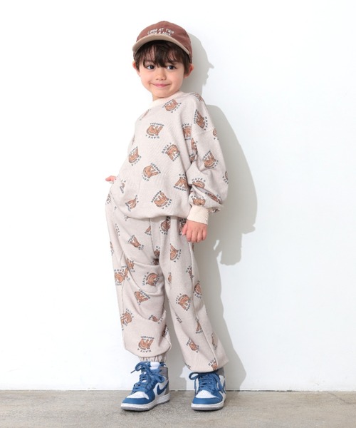 Ocean&Ground(オーシャン&グラウンド)の「ソウガラプリントスウェット(スウェット・キッズ・グレイッシュベージュ/アイボリー/ピンク/ダークブルー・120/110/100/90/140/130)」の20枚目の写真