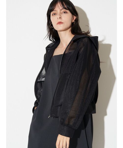 セール】メッシュボンディングフーディー（ブルゾン）｜ELENDEEK