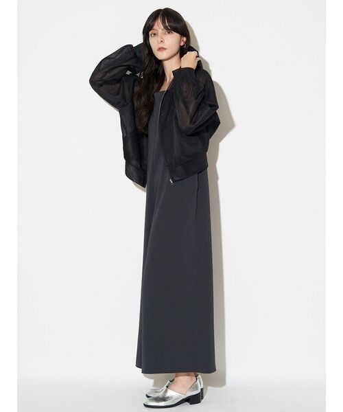 エレンディーク　メッシュボンディングブルゾン セール】メッシュボンディングフーディー（ブルゾン）｜ELENDEEK