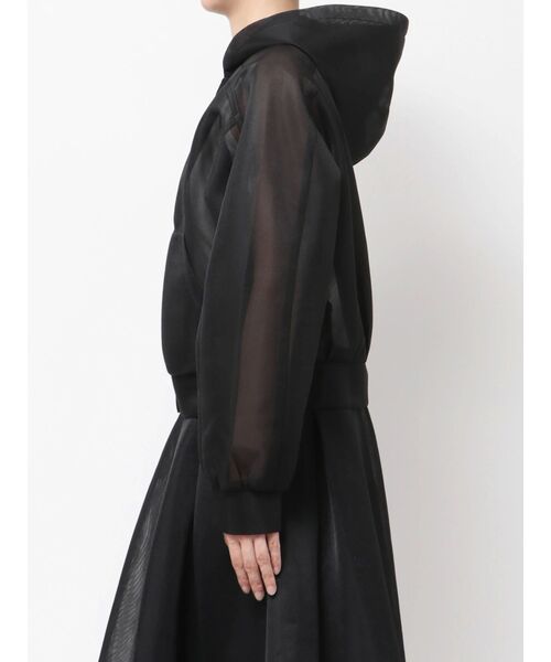 ELENDEEK（エレンディーク）の「メッシュボンディングフーディー（ブルゾン・レディース・カーキ/ブラック・FREE）」の20枚目の写真