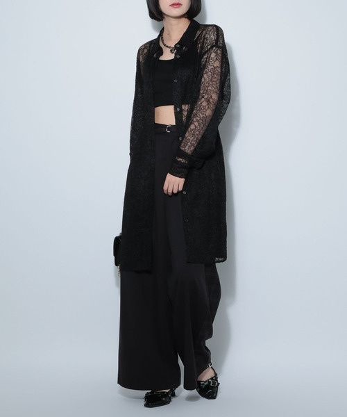 PAGEBOY（ページボーイ）の「ソウレースシャツワンピース（シャツワンピース・レディース・オフホワイト/ブラック・FREE）」の14枚目の写真