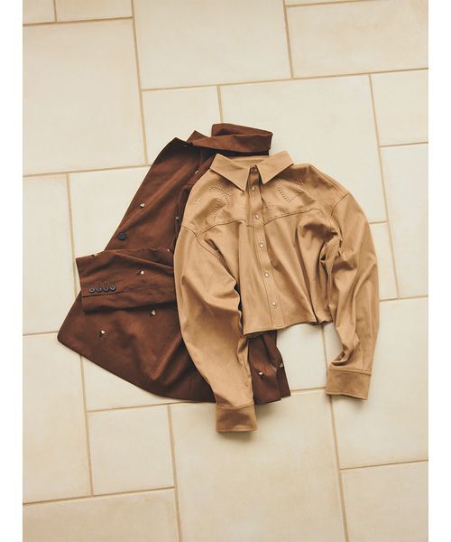 FURFUR（ファーファー）の「ローズ刺繍テーラードジャケット