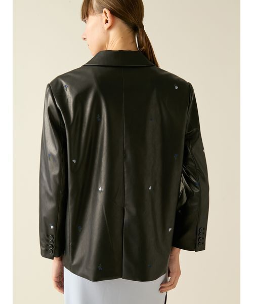 FURFUR（ファーファー）の「ローズ刺繍テーラードジャケット