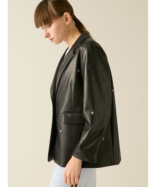 FURFUR（ファーファー）の「ローズ刺繍テーラードジャケット