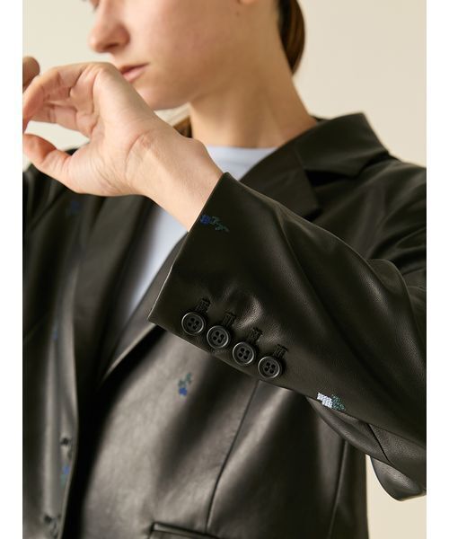 FURFUR（ファーファー）の「ローズ刺繍テーラードジャケット