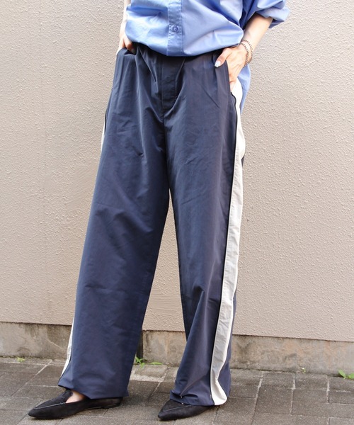 THE SHINZONE/シンゾーン バイカラートラックパンツ BI COLOR