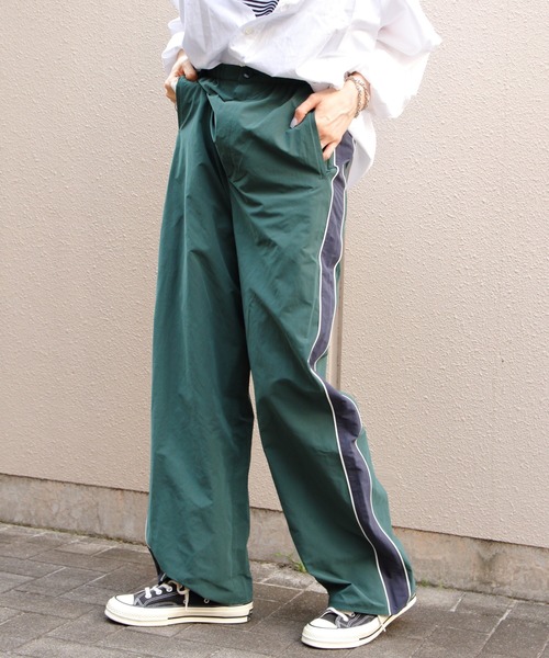 THE SHINZONE/シンゾーン バイカラートラックパンツ BI COLOR