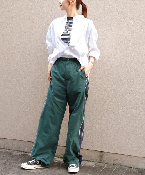 THE SHINZONE/シンゾーン バイカラートラックパンツ BI COLOR