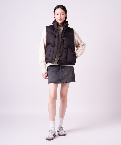 Levi's(リーバイス)の「Levi's/リーバイス ウエスタンバブルベスト(ダウンベスト・レディース・ブラック・M/S/XS)」の4枚目の写真