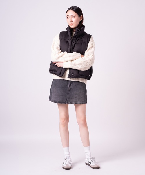 Levi's(リーバイス)の「Levi's/リーバイス ウエスタンバブルベスト(ダウンベスト・レディース・ブラック・M/S/XS)」の5枚目の写真