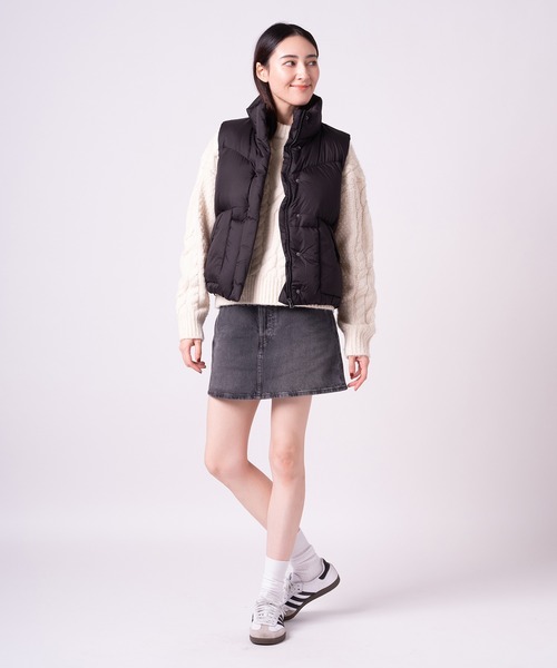 Levi's(リーバイス)の「Levi's/リーバイス ウエスタンバブルベスト(ダウンベスト・レディース・ブラック・M/S/XS)」の6枚目の写真