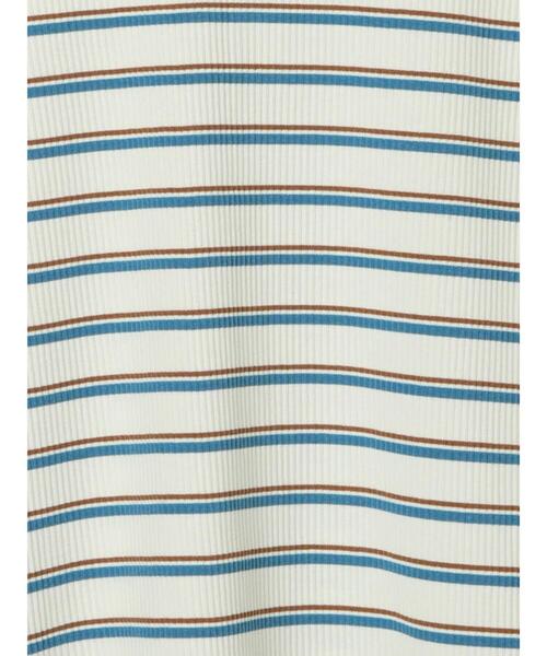 Te chichi TERRASSE（テチチテラス）の「前後2WAYヘンリーネックタンクトップ（タンクトップ・レディース・ブラック/オフホワイト/ブルー・F）」の21枚目の写真