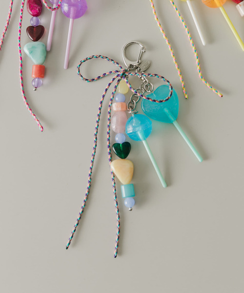 SMELLY(スメリー)の「カラーモチーフキャンディーキーチェーン(キーホルダー・レディース・イエロー/パープル/ブルー・-)」の5枚目の写真