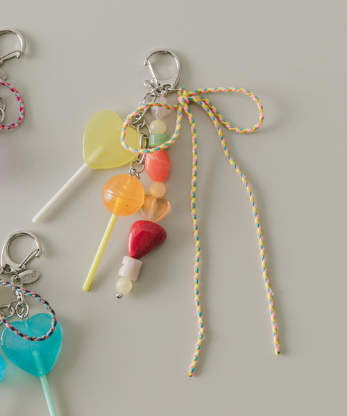 SMELLY(スメリー)の「カラーモチーフキャンディーキーチェーン(キーホルダー・レディース・イエロー/パープル/ブルー・-)」の6枚目の写真