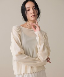 LOWRYS FARM | ベロア2WAYプルオーバーLS 577775(Tシャツ/カットソー)