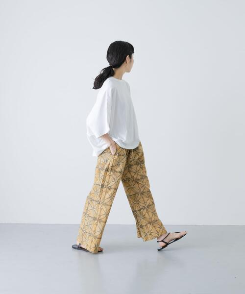 かぐれ(カグレ)の「ワイドコクーンドルマンカットソー(Tシャツ/カットソー・レディース・ネイビー/ブラック/オフホワイト・FREE)」の9枚目の写真